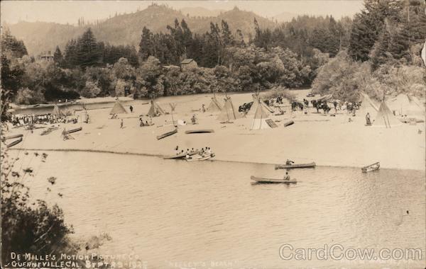 Neely's Beach Sept. 25, 1925 Guerneville California