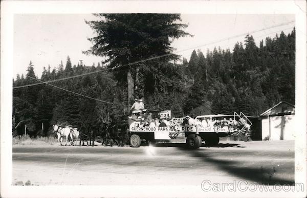 A Horse Drawn Park Ride Guerneville California