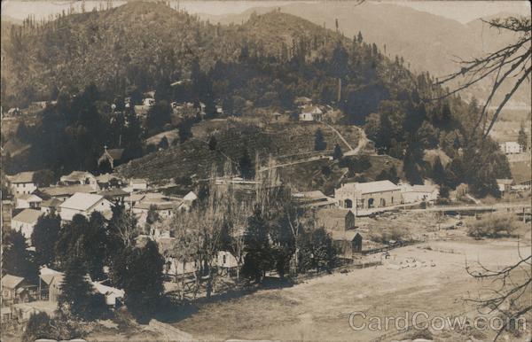 An Aerial View of Guerneville, Cal. California