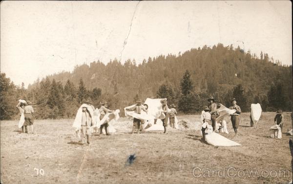 A Group of Scouts Cleaning Up Guerneville California