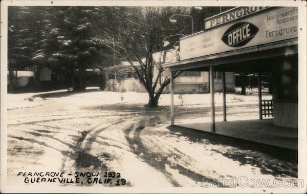 Ferngrove Snow 1932 Guerneville California