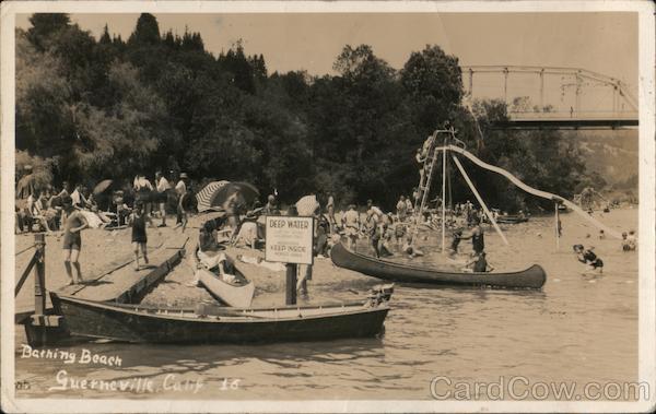 Bathing Beach Guerneville California