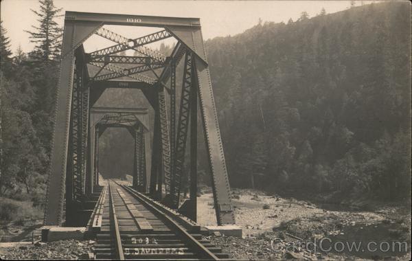 A Railroad Bridge Guerneville California