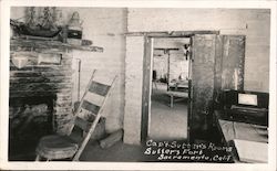 Capt. Sutter's Rooms Sutter's Fort Sacramento, CA Postcard Postcard Postcard