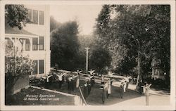 Morning Exercises St. Helena Sanitarium Postcard