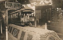 Orange Show San Antonio Fruit Exchange Santa Fe Train Going Through a Tunnel Expo Fair Postcard