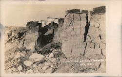 Landslide May 5th, 1933 San Clemente, CA Postcard Postcard Postcard