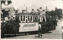 July 4th Parade Postcard