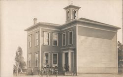 School House Postcard