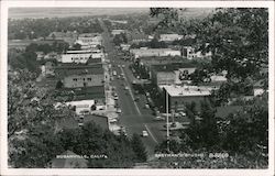 Aerial View of Susanville, California Postcard