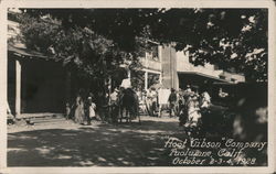 "Hoot Gibson" Company October 2-3-4, 1928 Postcard