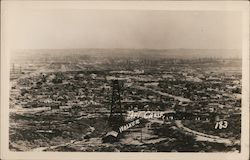 Aerial View of Taft California Postcard Postcard Postcard