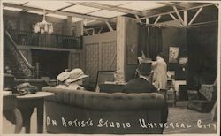 An Artist's Studio Universal Postcard