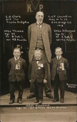 C.O. Clark and the Piccolo Midgets Postcard