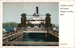 Tradefair on Board the Ferryboat Beckeley Postcard