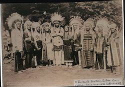 A Group of Native Americans Postcard