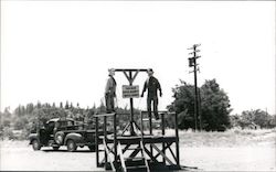 This Man Voted Against Water Bonds - Demonstration, Lynching Original Photograph