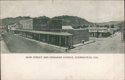 Main Street And Cinnabar Avenue Postcard