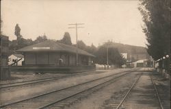 R.R. Station Postcard