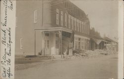 Odd Fellows Block After the Earthquake Postcard