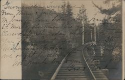 A Railroad Bridge Postcard