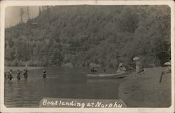 Boat Landing at Murphy Postcard