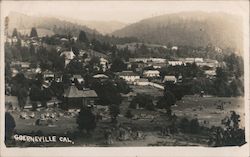 A Birds Eye View of Guerneville Postcard