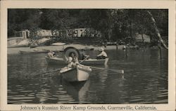 Johnson's Russian River Kamp Grounds Postcard