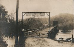 Russian River and a Bridge Postcard