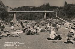 Johnson's Beach Russian River Postcard
