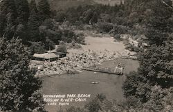 Guernewood Park Beach, Russian River Postcard