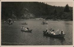 River Scene - Montesono and Greystone Postcard