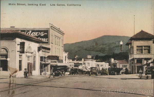 Main Street, looking East Los Gatos California