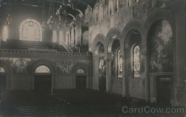 Interior of Chapel, Stanford University California