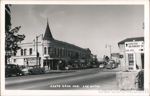 Santa Cruz Ave. Los Gatos California