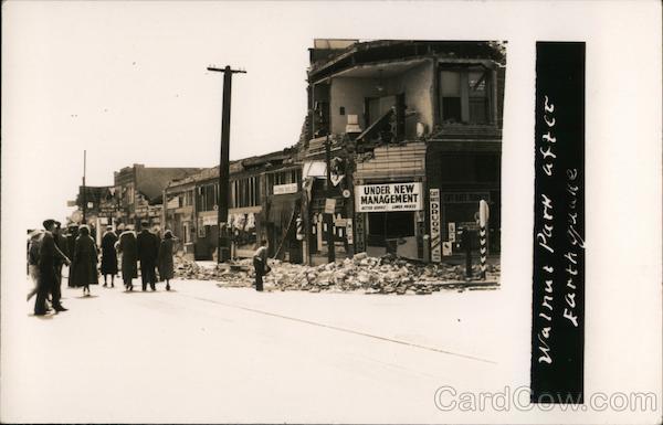 A Drug Store After the Earthquake Walnut Park California