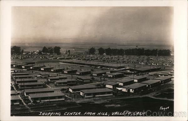 Shopping Center from hill Vallejo California