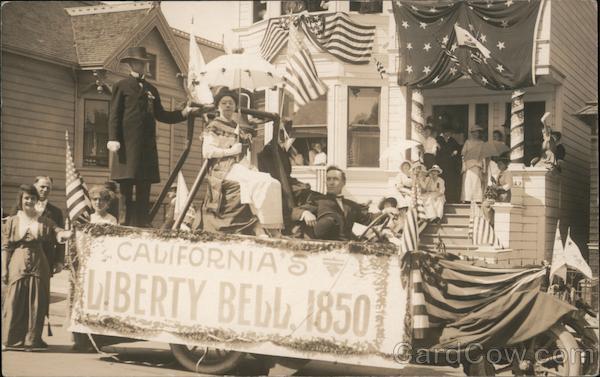Parade Car - California's Liberty Bell 1850 Vallejo