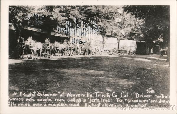 A Freight Schooner Weaverville California