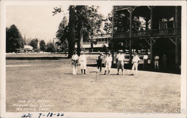 The 9th Green Wawona Golf Course California