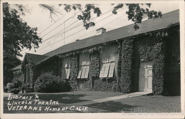 Library & Lincoln Theatre Veterans Home of Calif. Yountville California