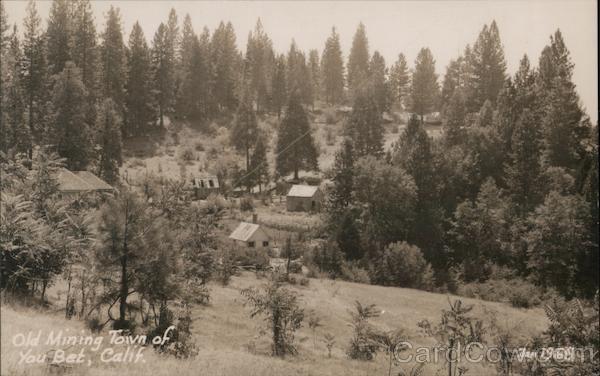 Old Mining Town of You Bet, Calif. California