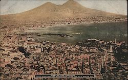 Naples and Vesuvius Italy Postcard Postcard Postcard