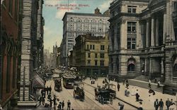 View of Smithfield Street Postcard