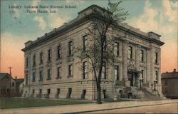 Liberty, Indiana State Normal School Postcard