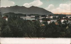 Part of Sitka Harbor Postcard