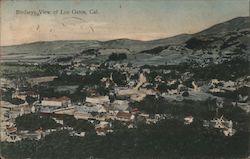 Birdseye view of Los Gatos, Cal. California Postcard Postcard Postcard