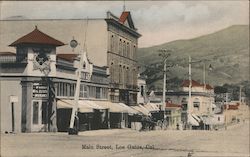 Main Street Los Gatos, CA Postcard Postcard Postcard