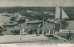 South Bay Yacht Club Basin Alviso, CA Postcard Postcard Postcard