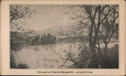 The Lake at Frank Ferranti's La Pace Villa Los Gatos, CA Postcard Postcard Postcard